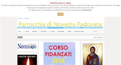 Desktop Screenshot of parrocchianoventa.org